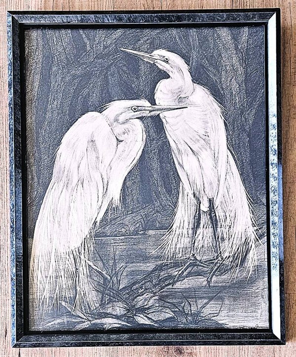 Tini van Doornik - Tini van Doornik. 'Twee Zilverreigers'