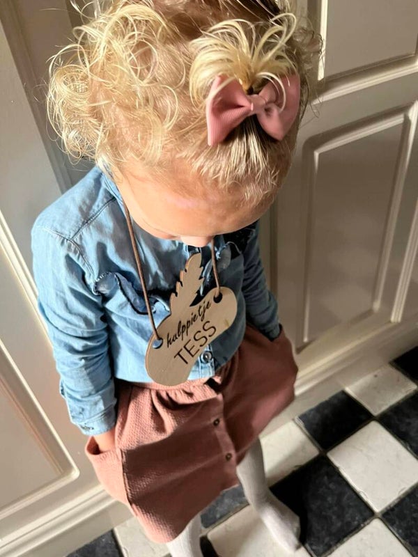 Hulppiet ketting met naam