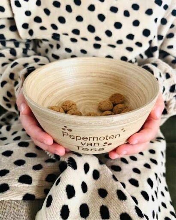 Pepernoten bakje met naam