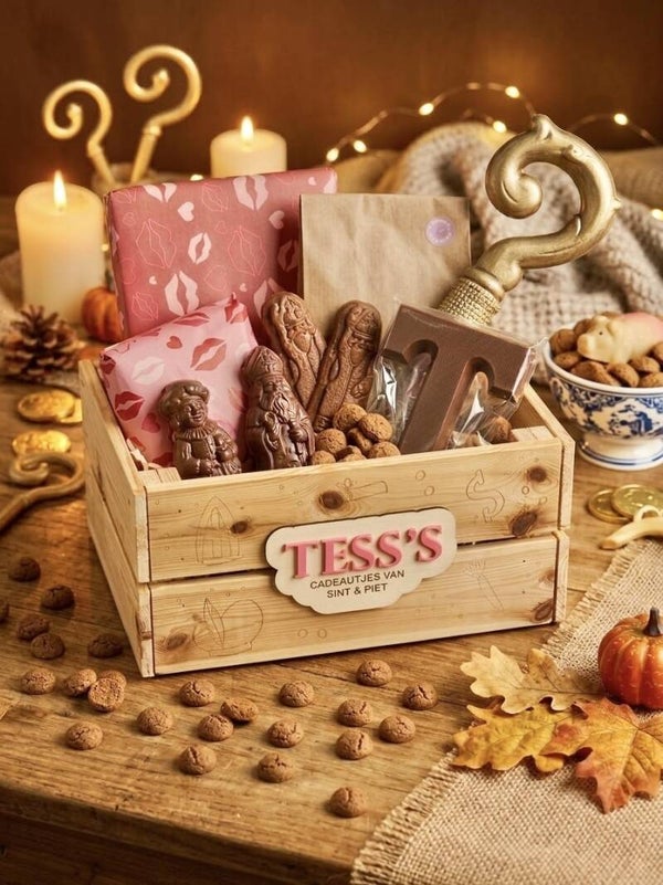 Gepersonaliseerd Houten Sinterklaaskratje
