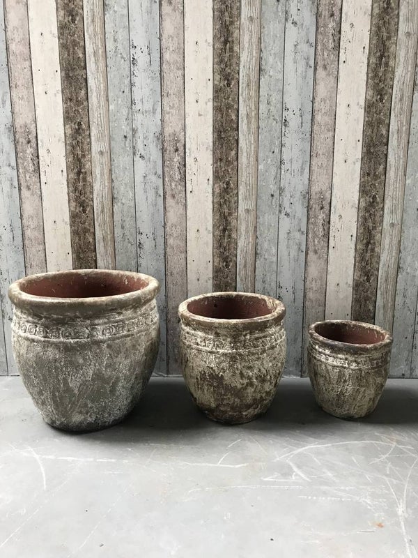 TV264040 Tuinvaas aardewerk atlantic.