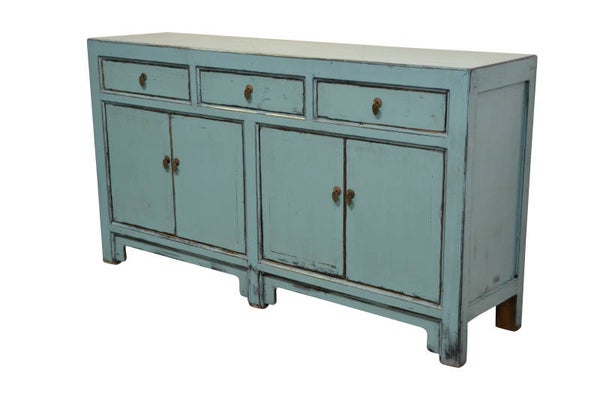 (145) Oud Chinees dressoir 160cm. breed