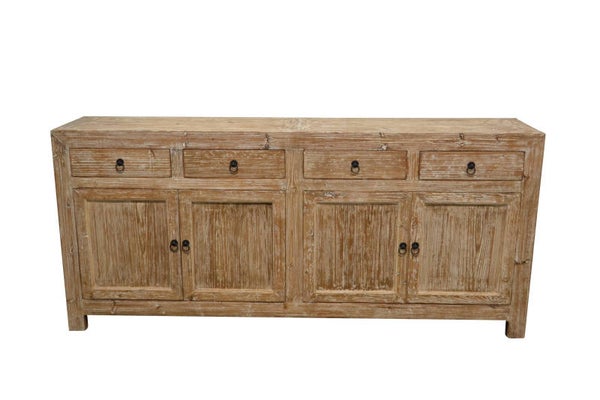 (151) oud Chinees dressoir 200cm. breed