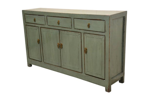 (156) oud Chinees dressoir 154cm. breed