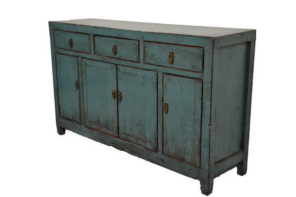 (21) Oud Chinees dressoir 157cm. breed
