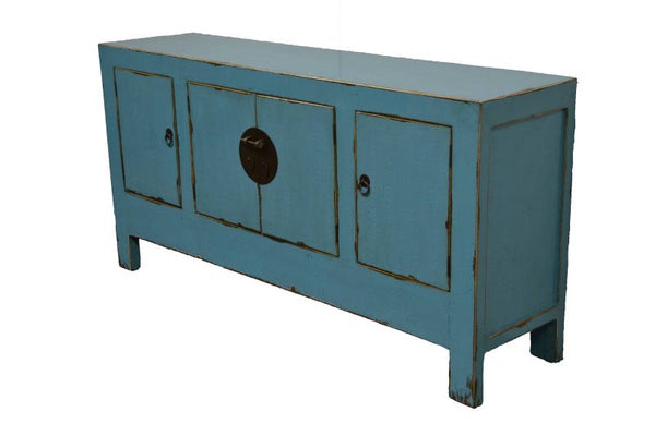 (65) Oud Chinees dressoir 150cm. breed