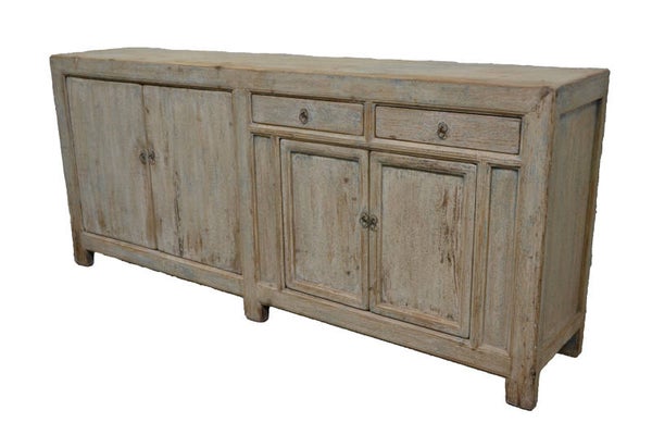 (85) Oud Chinees dressoir 220cm. breed
