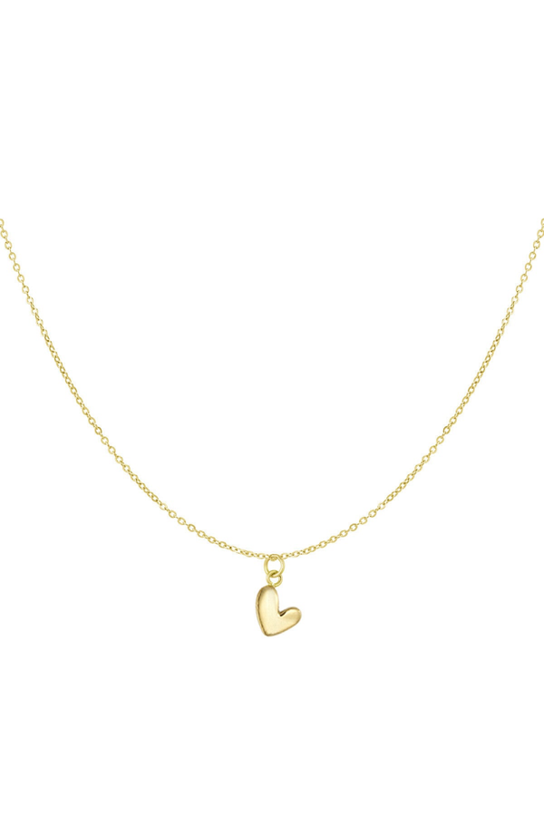 Ketting hart goud