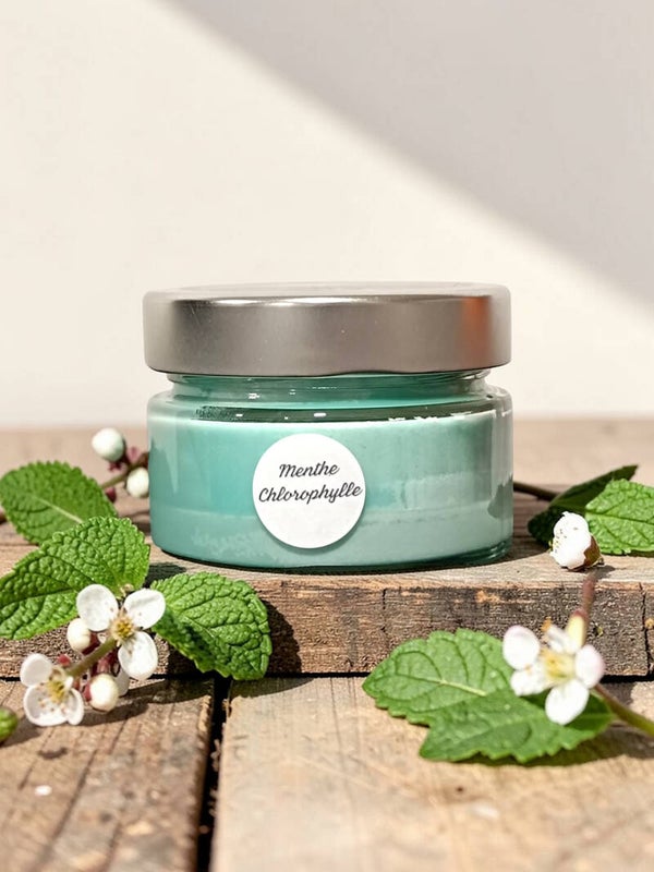 Bougie menthe chlorophylle 25-30h