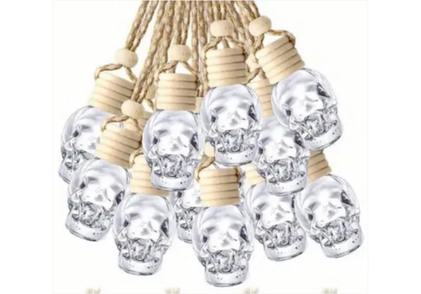 suspension parfumée tête de mort Halloween XL pour la voiture "Dark Skull" (pré commande)