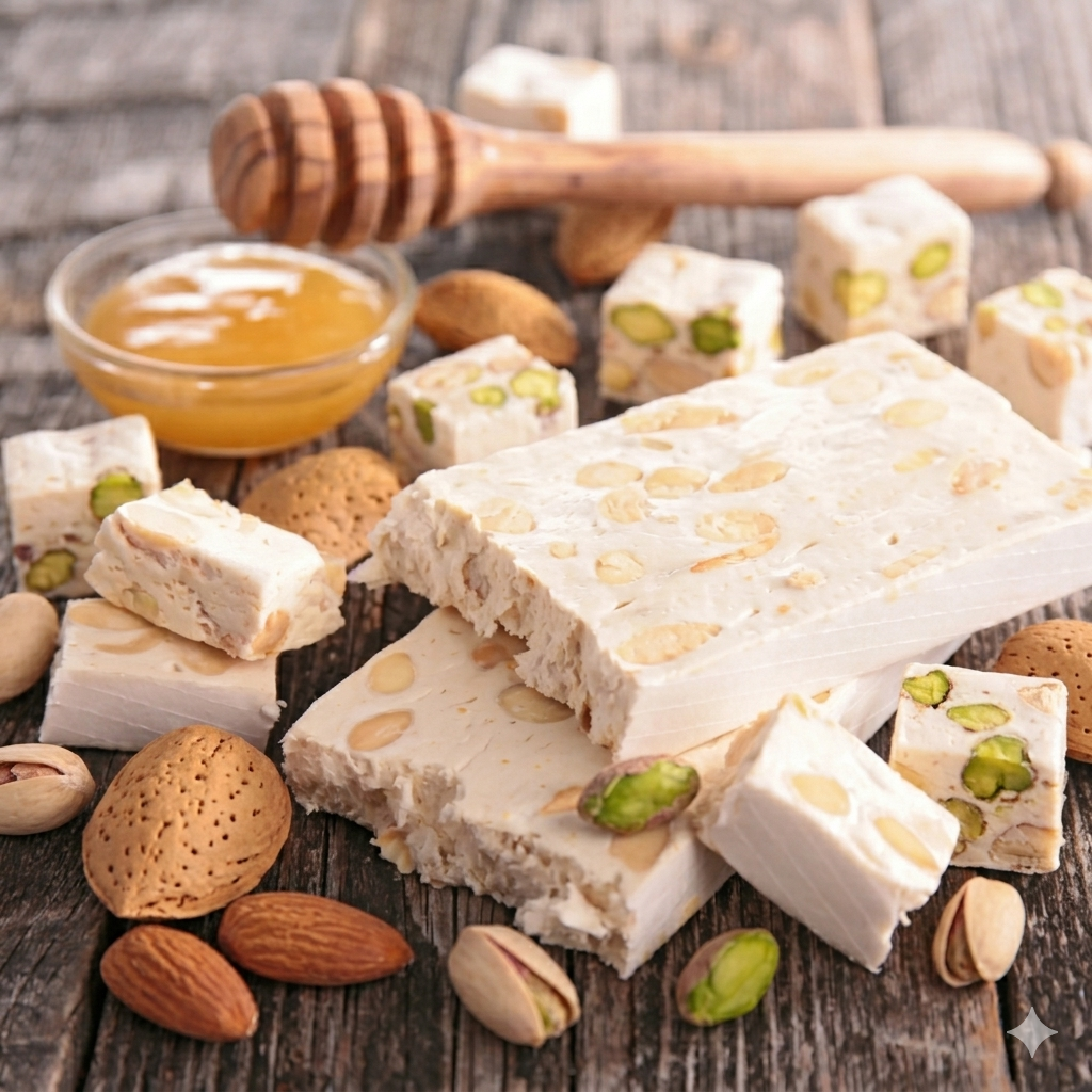 fondant nougat blanc