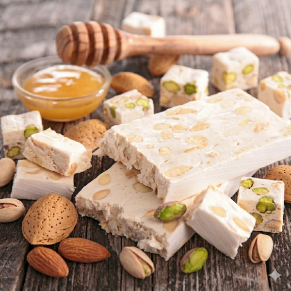 fondant nougat blanc