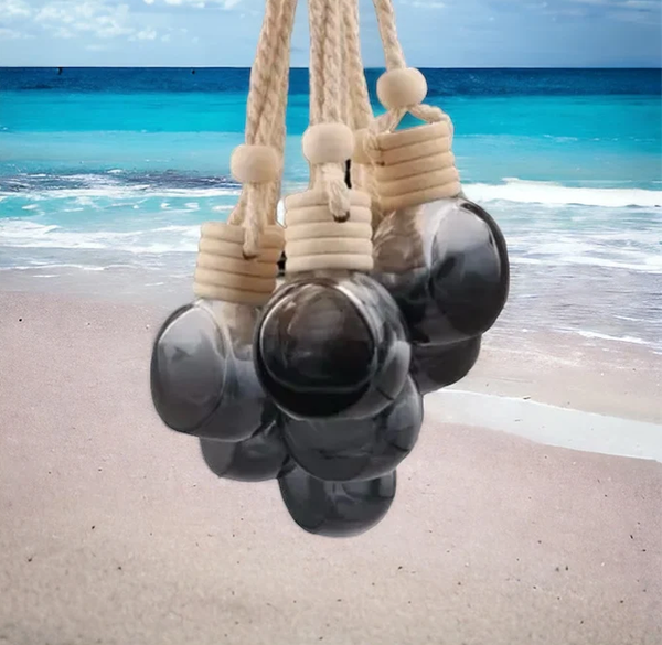 Suspension parfumée ronde fumée noire