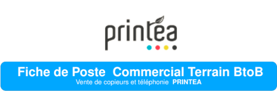 Printéa — Commercial terrain BtoB