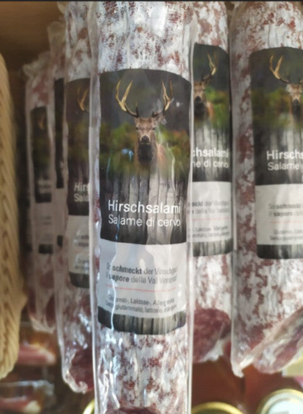 Hirschsalami aus Südtirol