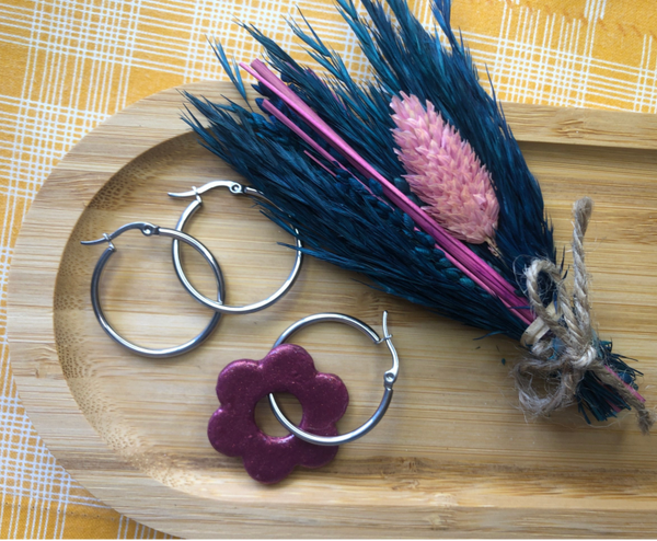 anneaux 28mm argenté