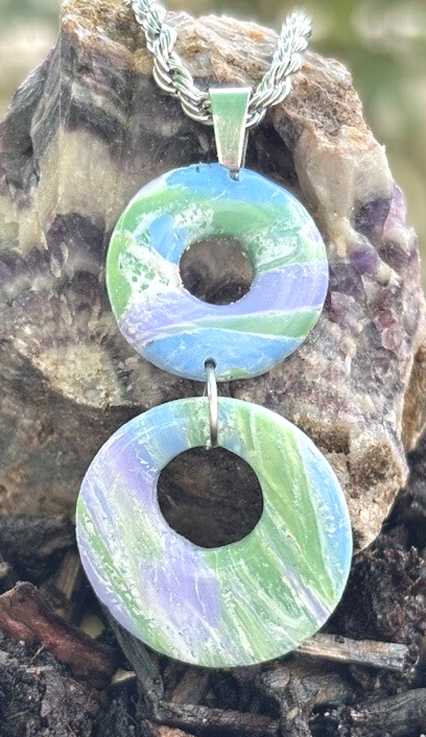 Collier double ,Marina 45/25mm