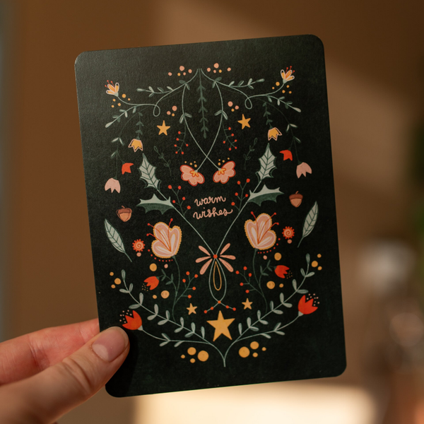 Kaart 'Warm wishes'