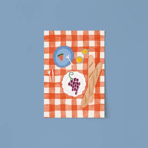 Kaart 'Picknick'