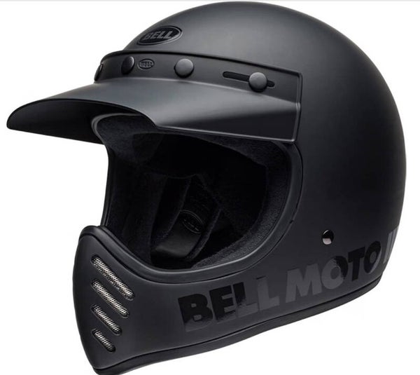 Bell Moto-3 Helm, schwarz matt