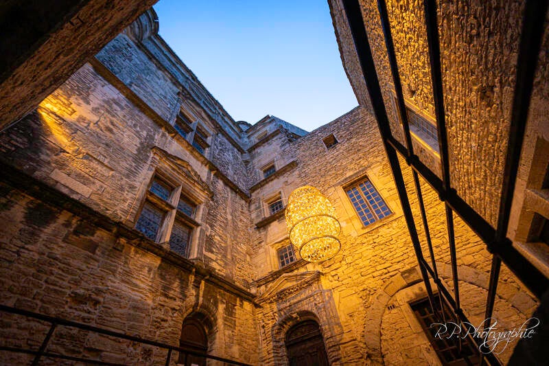 a golden glimmer in the heart of the old stones