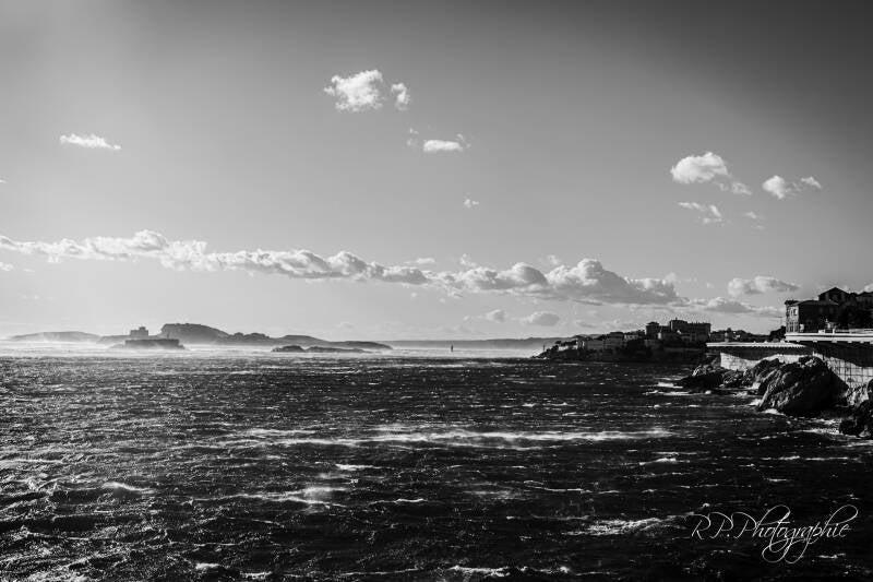edge of the coast