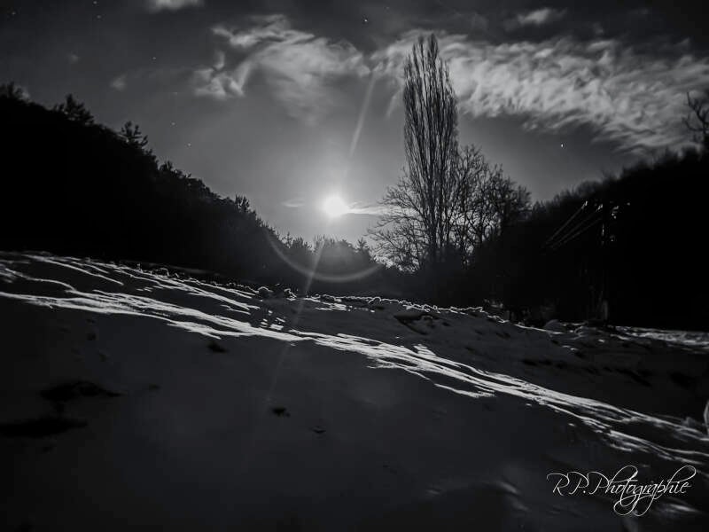 frosted horizon peaceful heart