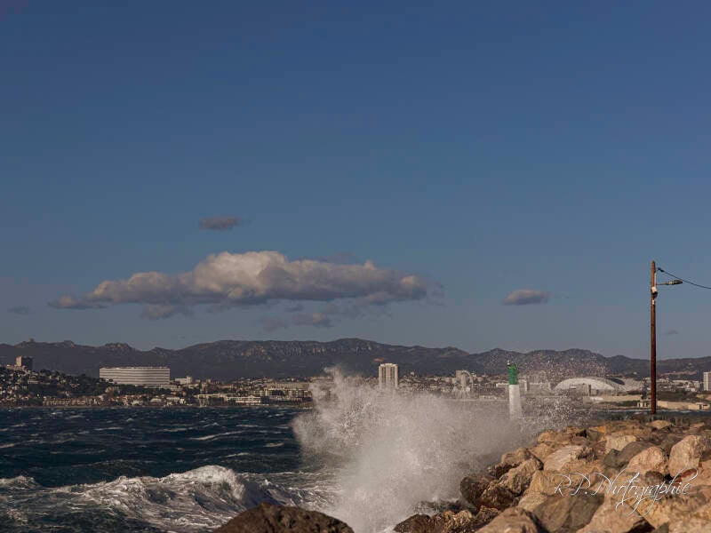 storm on the corniche