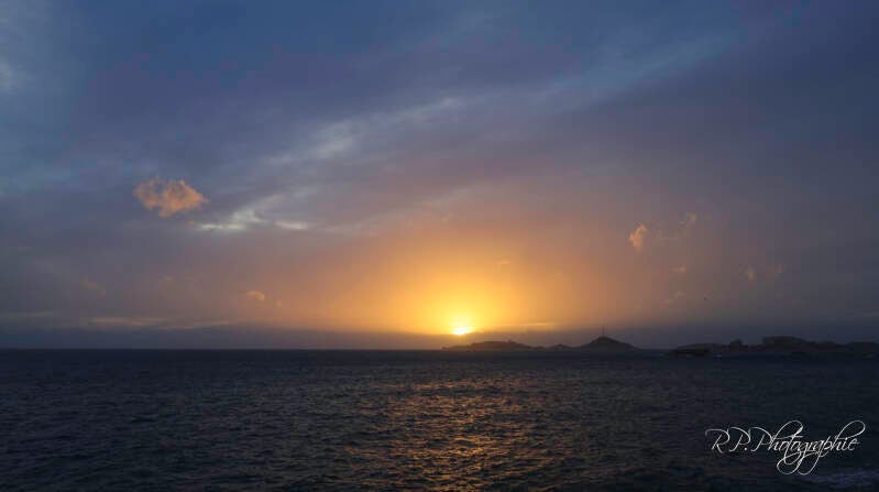 when the sun set