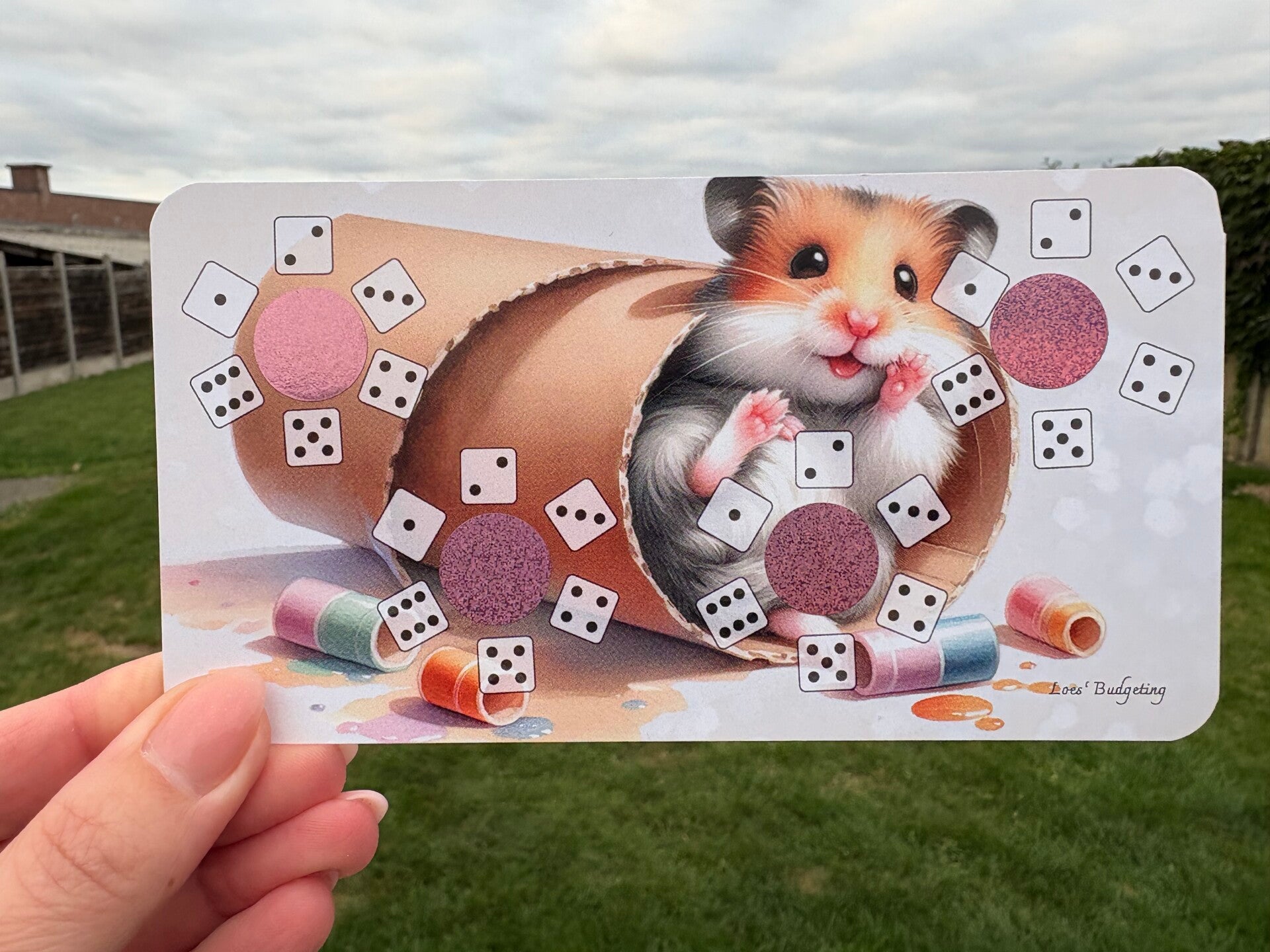 Hamster in wc-rolletje