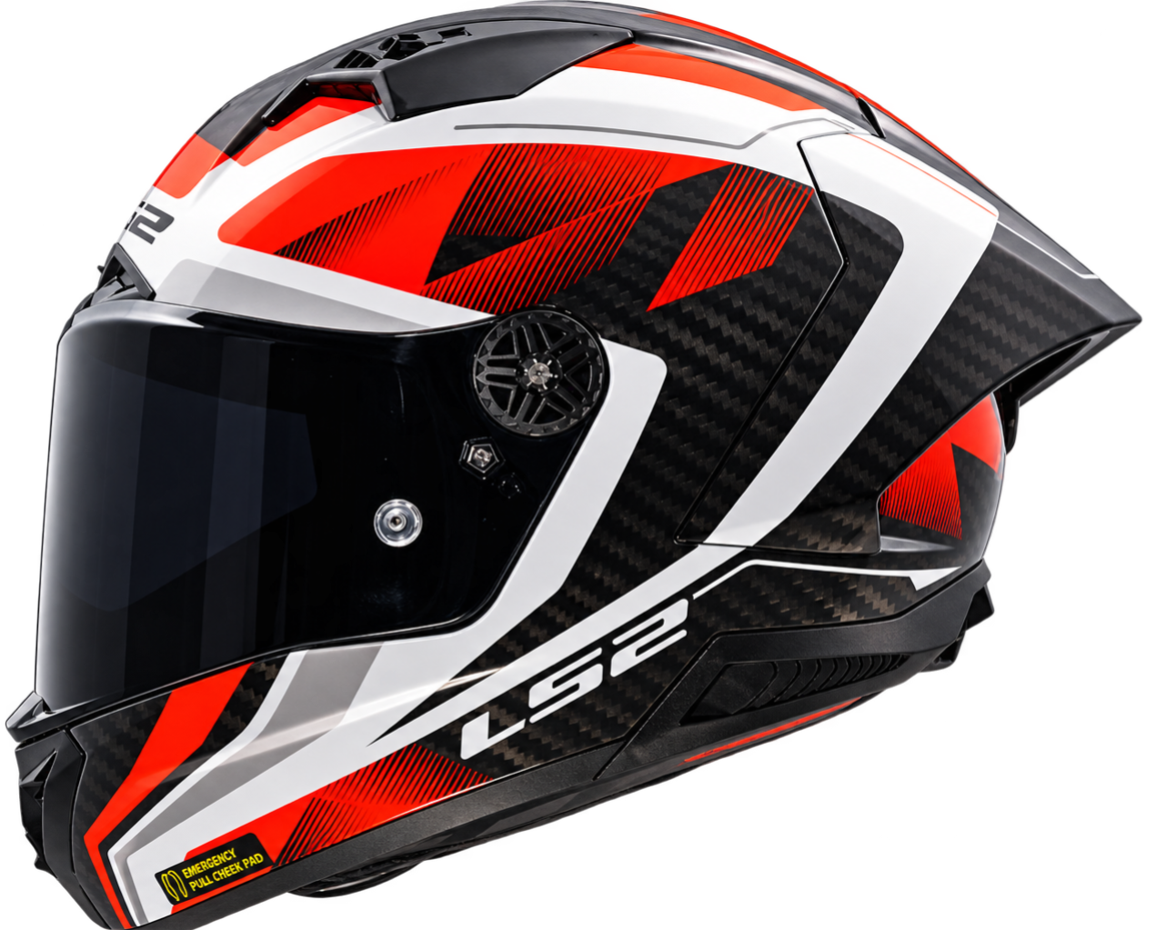 LS2 FF805 THUNDER GP AERO RAUTE WHITE RED-06