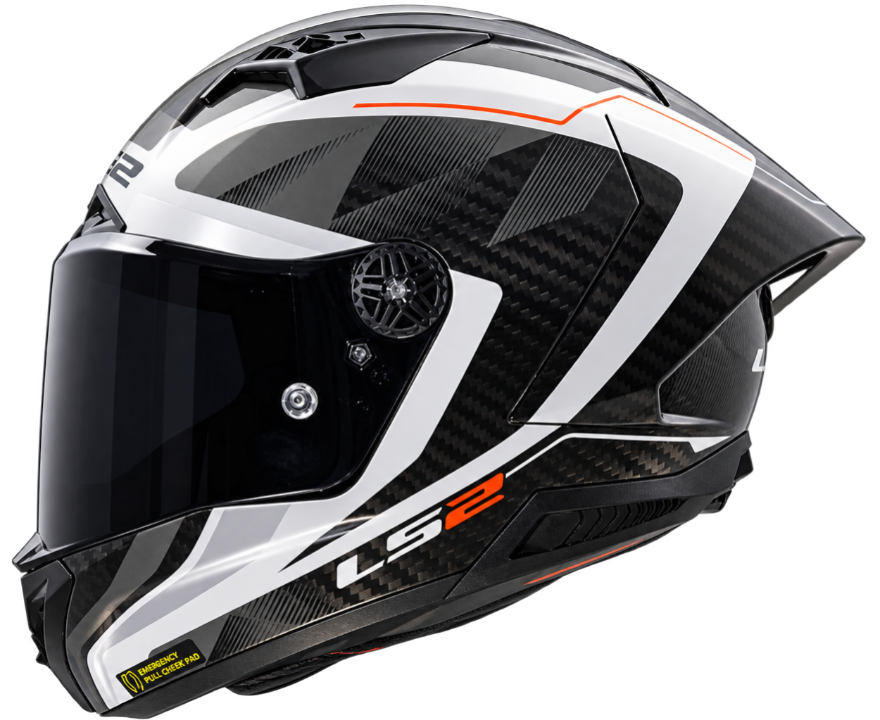 LS2 FF805 THUNDER GP AERO RAUTE WHITE GREY-06