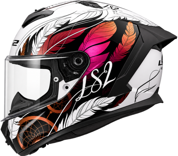 LS2 FF820 RAPID III BOHO WHITE BLACK PINK