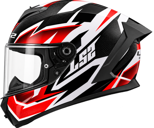 LS2 FF820 RAPID III XTREM WHITE BLACK RED