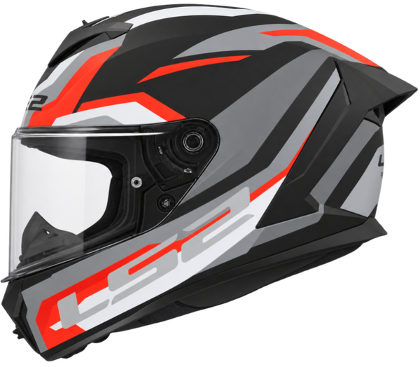 LS2 FF820 RAPID III HYPER BLACK RED