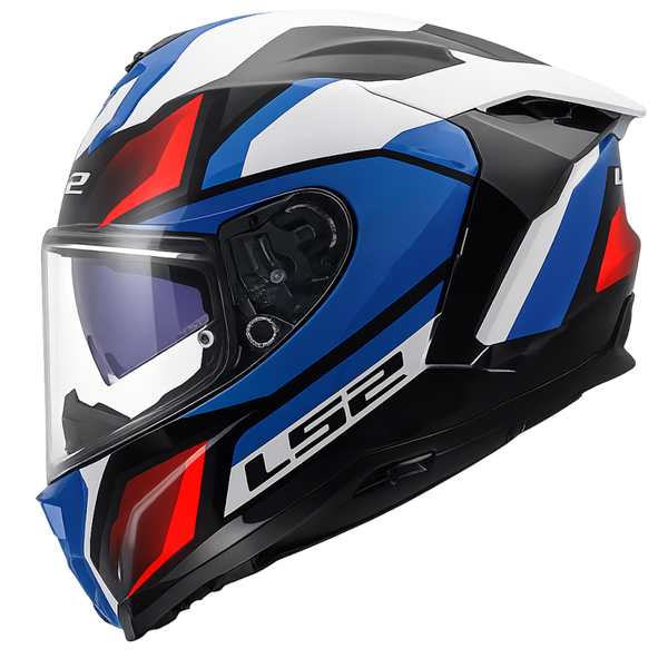 LS2 FF817 CHALLENGER II VIPER WHITE BLUE RED