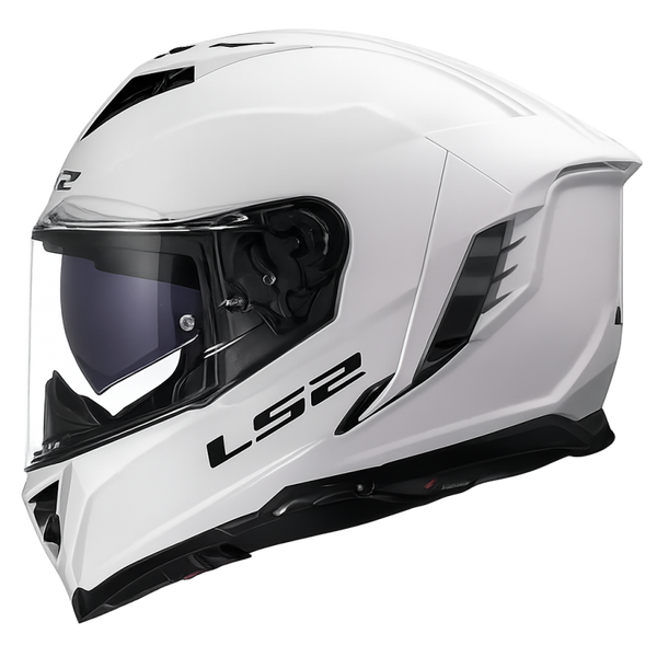 LS2 FF818 STORM III SOLID GLOSS WHITE