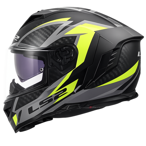 LS2 FF818 STORM III DYNAMO BLACK H-V YELLOW