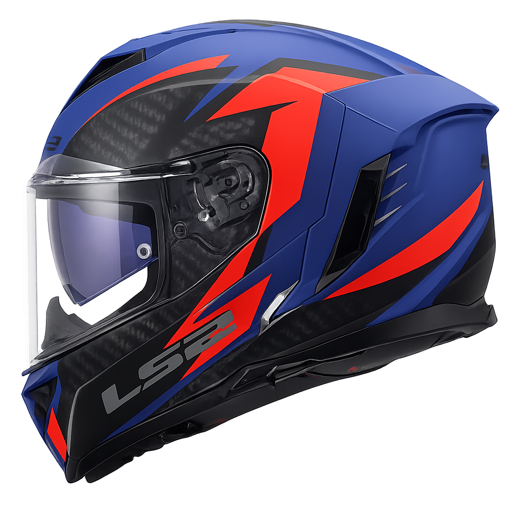 LS2 FF818 STORM III DYNAMO BLUE RED