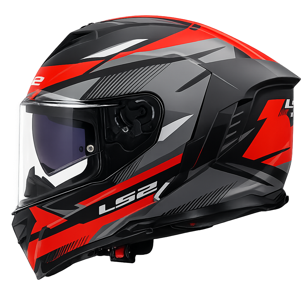 LS2 FF818 STORM III KOMAI BLACK RED