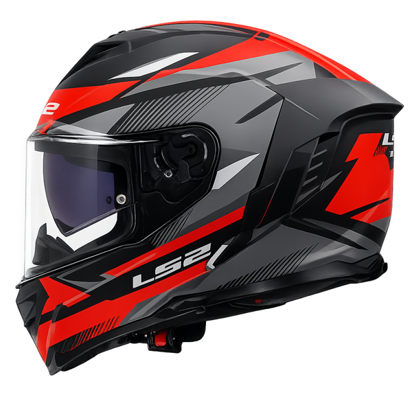 LS2 FF818 STORM III KOMAI BLACK RED