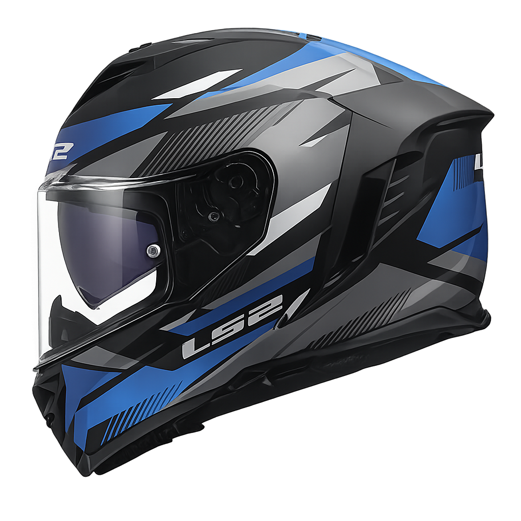 LS2 FF818 STORM III KOMAI BLACK BLUE
