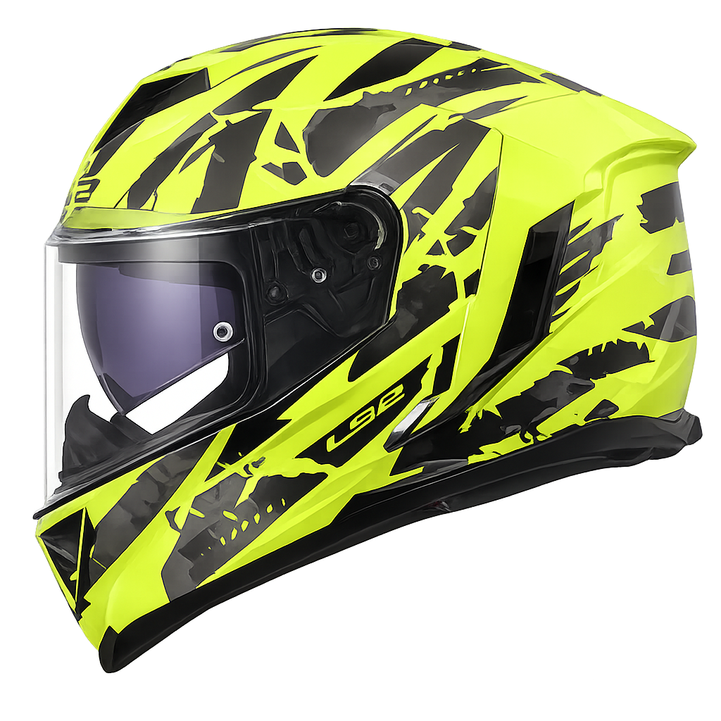 LS2 FF818 STORM III KAOS H-V YELLOW