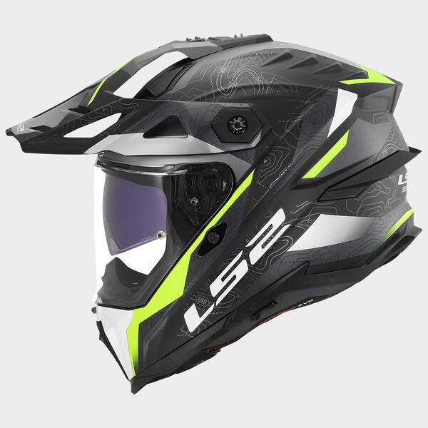 LS2 MX707 EXPLORER EVO NIVRA H-V YELLOW