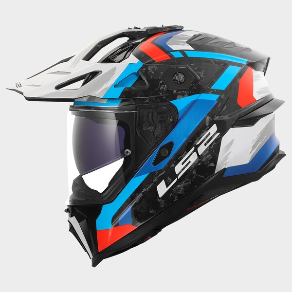 LS2 MX707 EXPLORER EVO FC FALKUR WHITE BLUE RED
