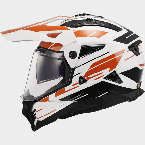 LS2 MX702 PIONEER II NAMIB WHITE ORANGE-06