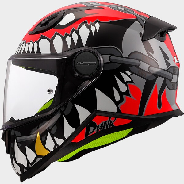 LS2 FF812 KID PUNK GREY RED