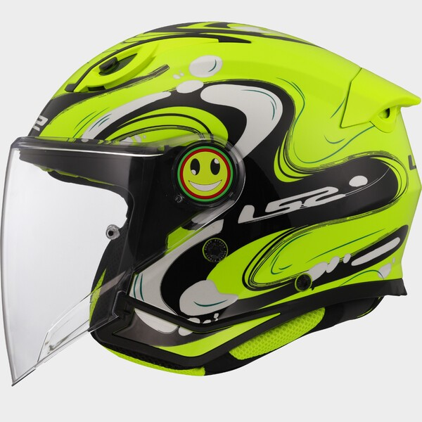 LS2 OF622 FUNNY II GLUP H-V YELLOW