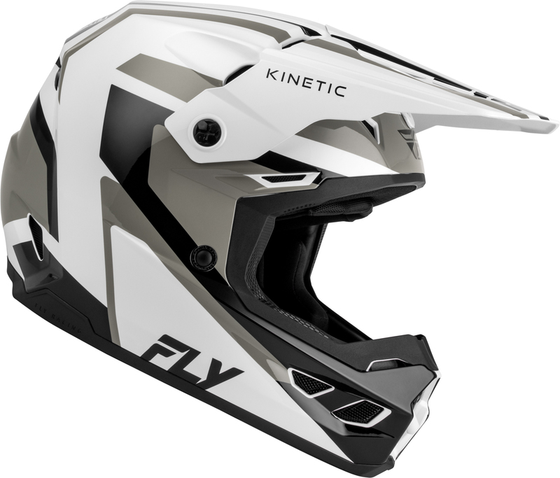 FLY RACING Kinetic Sync - blanc/noir/gris