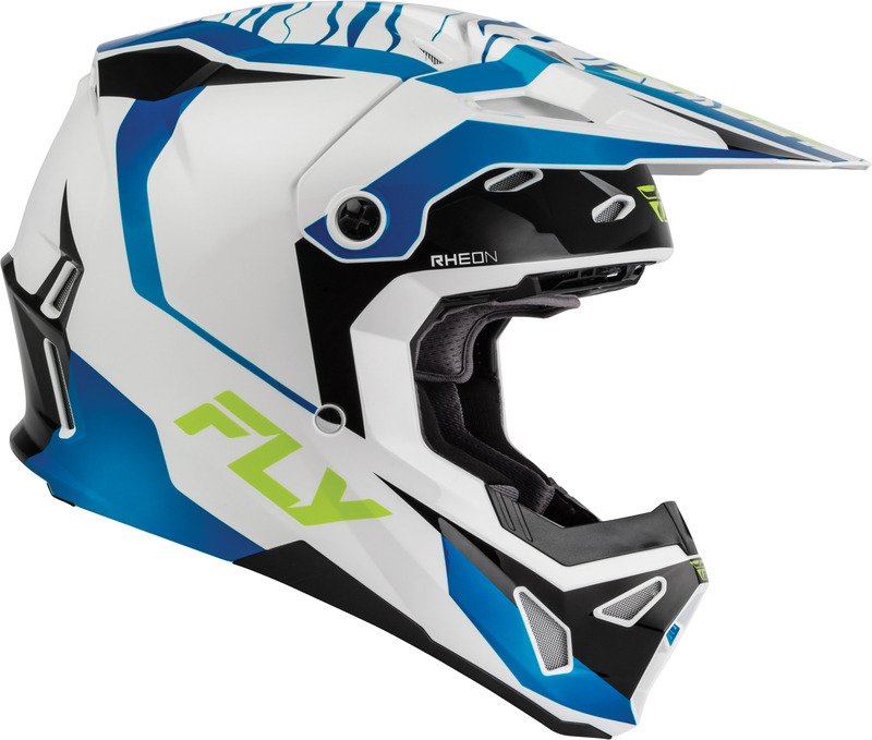 FLY RACING Formula CP Charge - blanc/bleu/noir